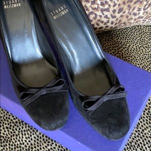 Stuart Weitzman black suede pumps size 9